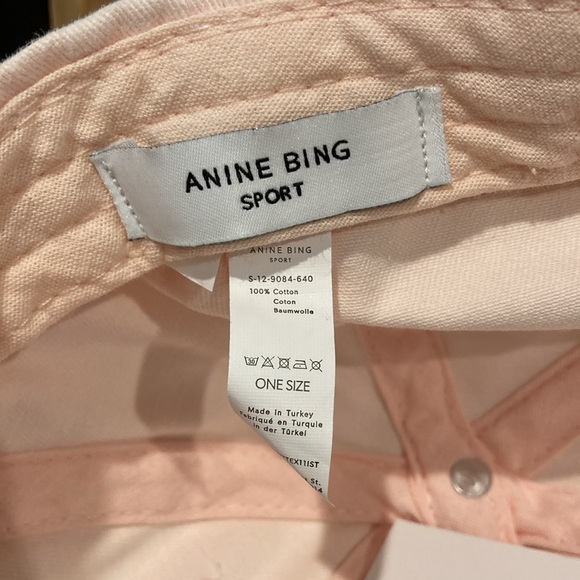 🌊BNWT Anine Bing Sport soft pink cap🌊 - Picture 4 of 5